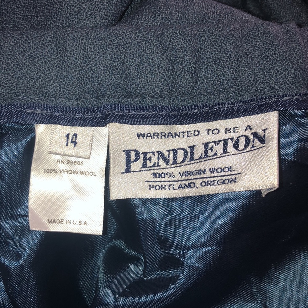 Pendleton Virgin Wool Blue Pants - image 7